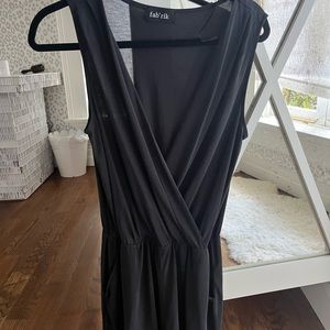 Fab rik black romper